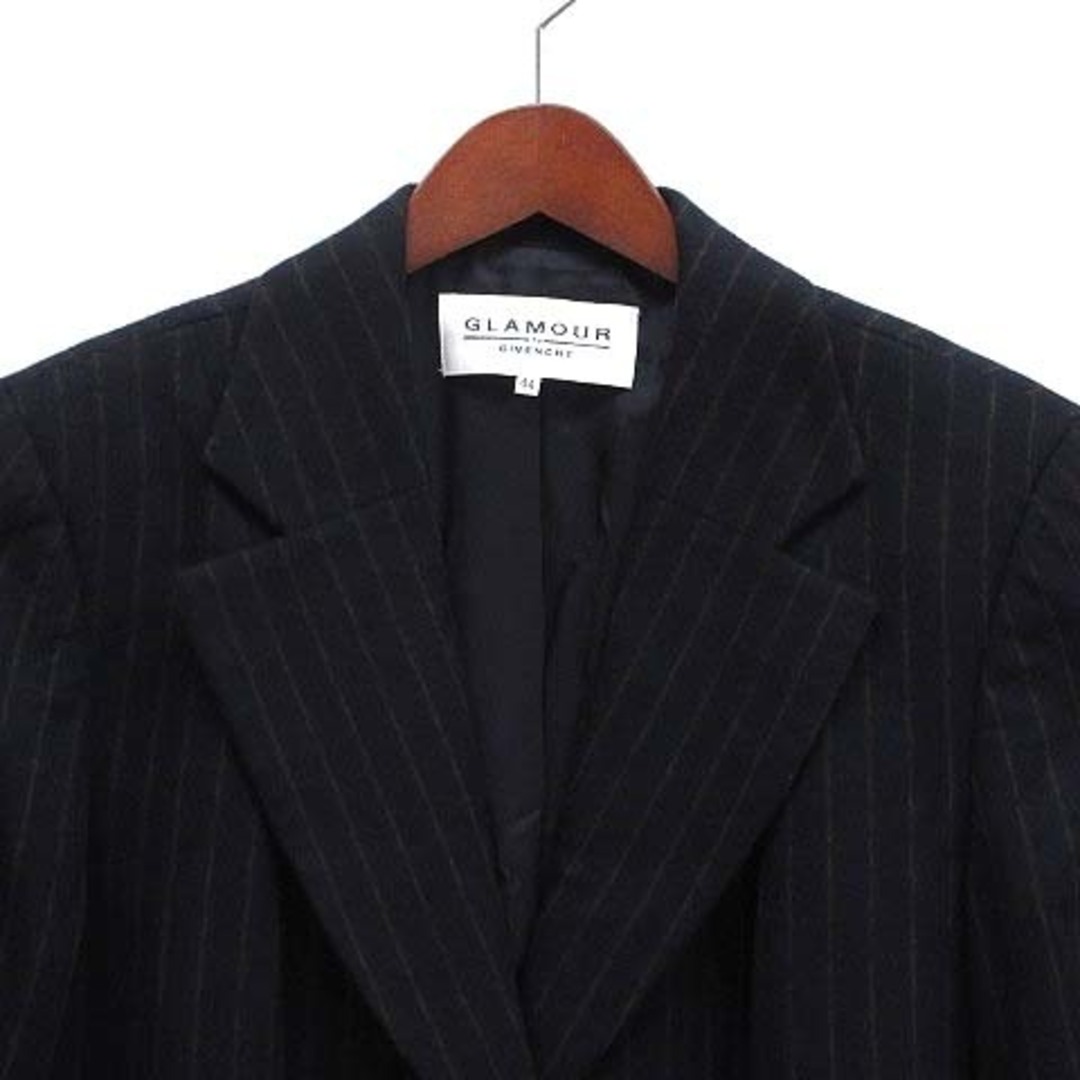 美品】バーバリーロンドン カシミア混 表記44 ピーコート ブラック-