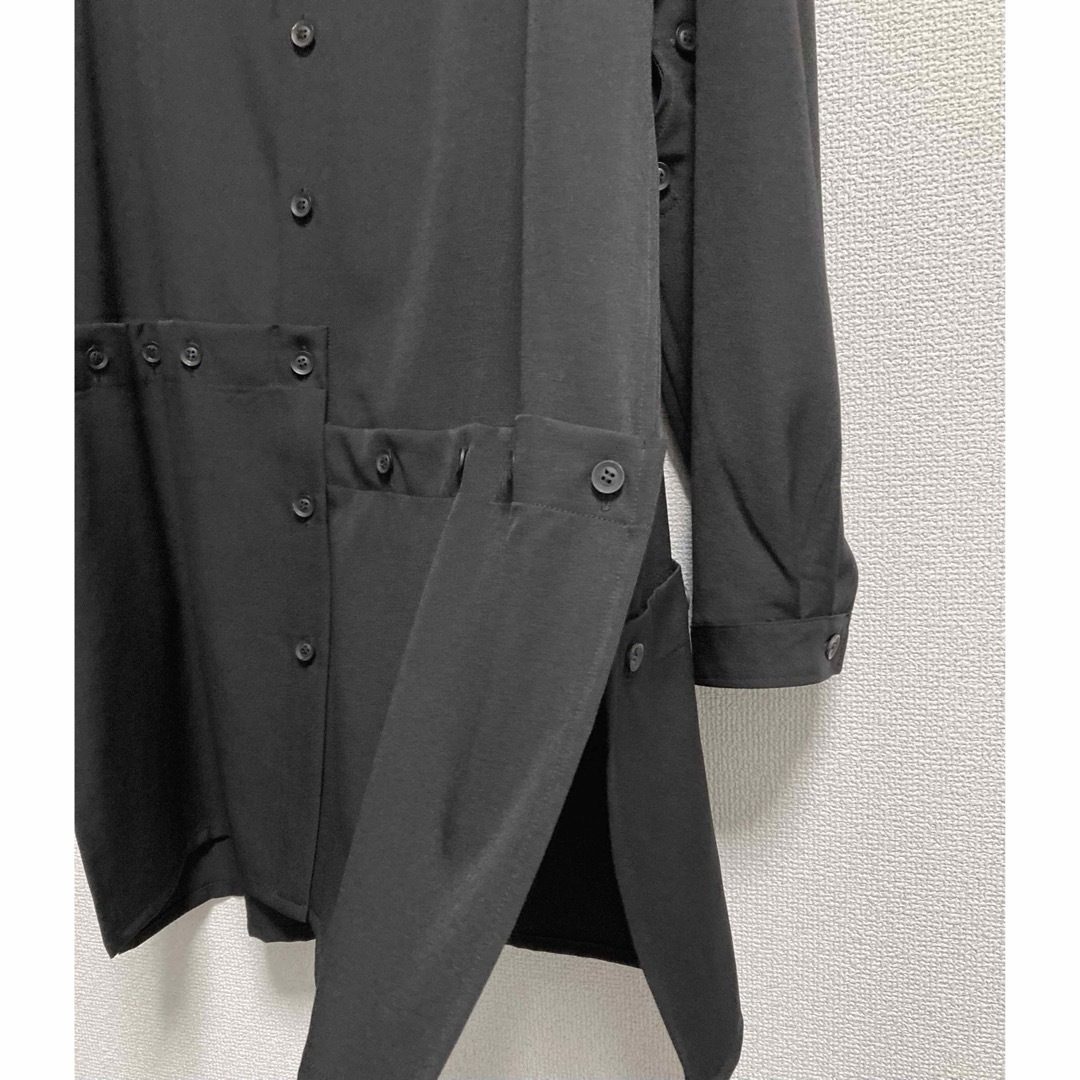 Yohji Yamamoto(ヨウジヤマモト)のyohji yamamoto■ヨウジヤマモト シャツ アウター   黒 メンズのトップス(シャツ)の商品写真