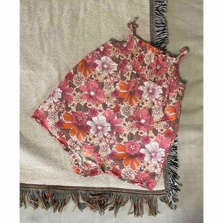 オールドネイビー(Old Navy)の✳︎美品　OLDNAVY  ベビー服　3-6m  ロンパース　花柄(ロンパース)