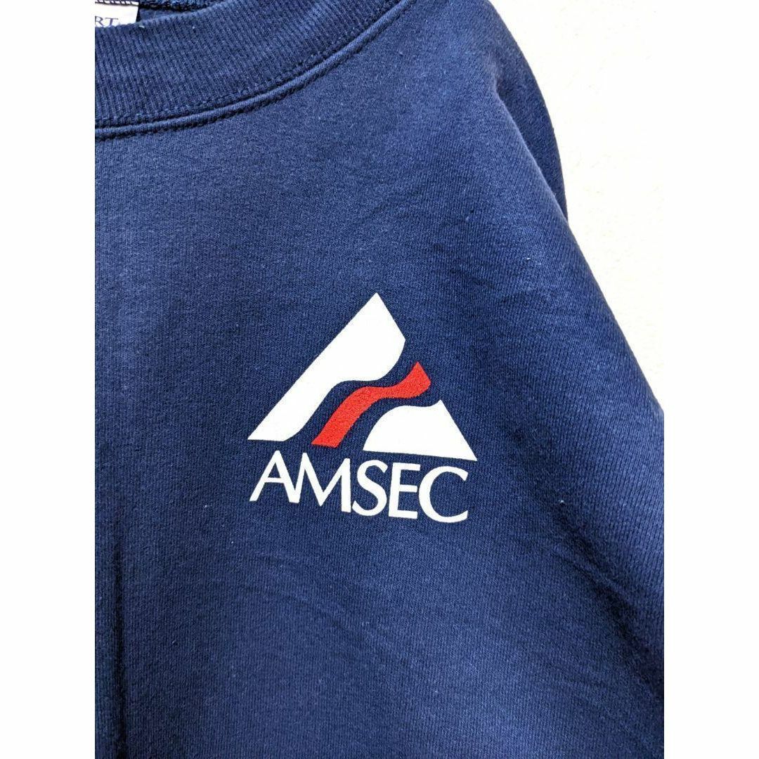 ポート&カンパニー AMSEC ロゴ スウェット ネイビー 紺色