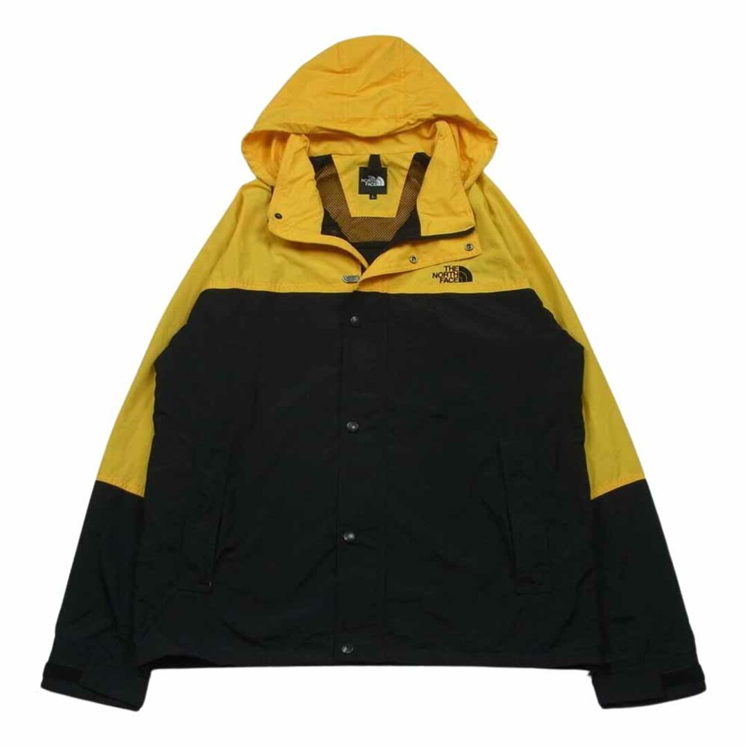 THE NORTH FACE(ザノースフェイス)のTHE NORTH FACE ノースフェイス NP21835 Hydrena Wind Jacket ハイドレナ ウィンド ジャケット ミャンマー製 ブラック系 イエロー系 L【中古】 メンズのジャケット/アウター(その他)の商品写真