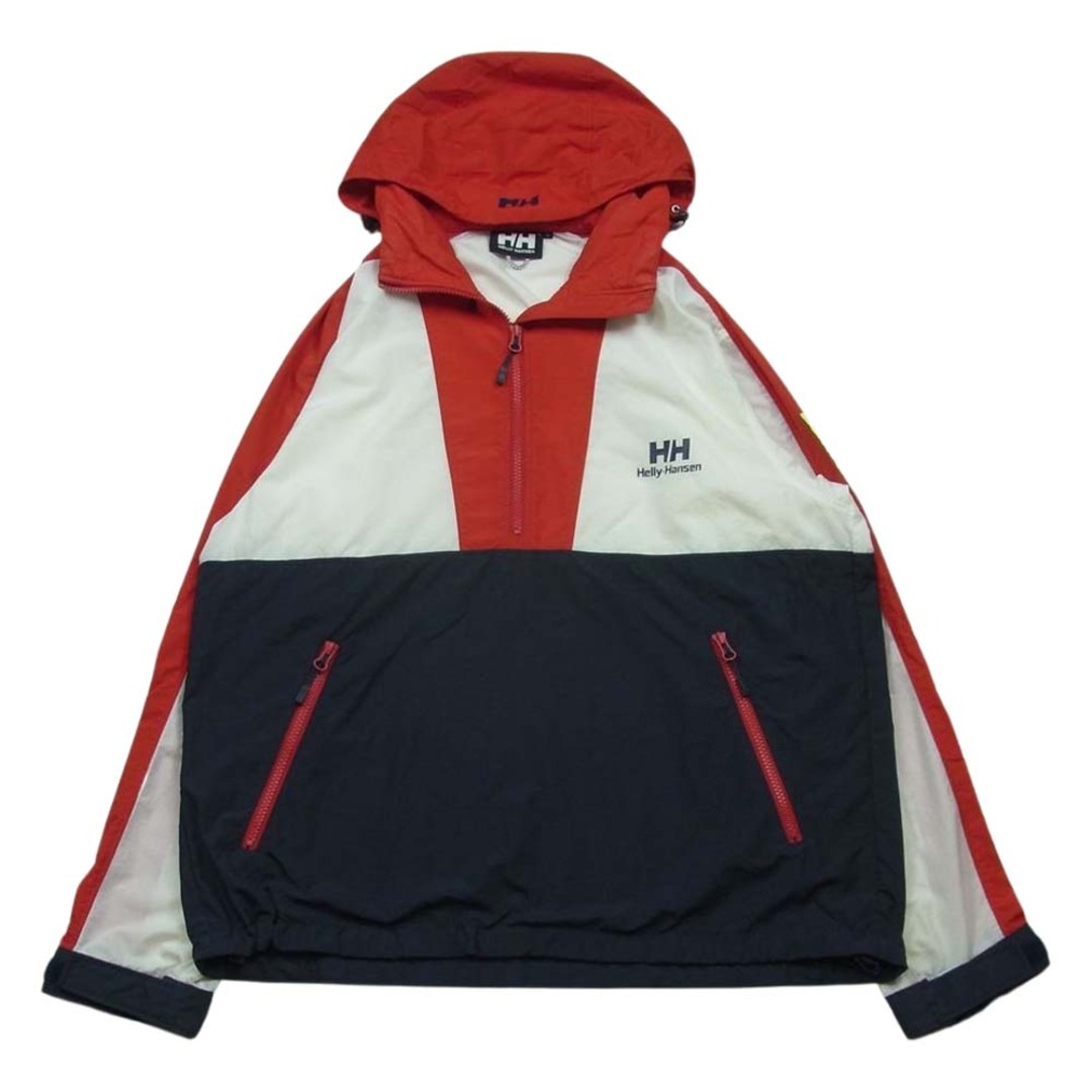 HELLY HANSEN ヘリーハンセン HH11902 Formula Anorak フォーミュラー アノラック ジャケット レッド系 ホワイト系  ダークネイビー系 L【中古】 | フリマアプリ ラクマ