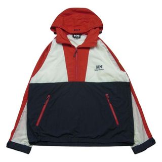 HELLY HANSEN ヘリーハンセン HH11902 Formula Anorak フォーミュラー アノラック ジャケット レッド系 ホワイト系  ダークネイビー系 L【中古】