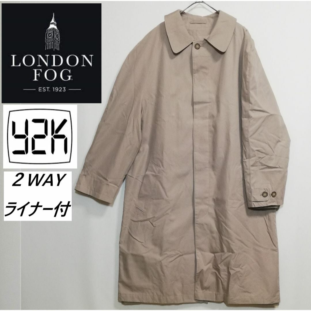 62 Y2K LONDONFOG 中綿ライナー 2WAY