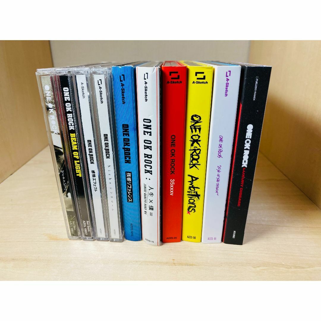 ONE OK ROCK アルバム CD 全10枚セット 初回盤 CD+DVDワンオク