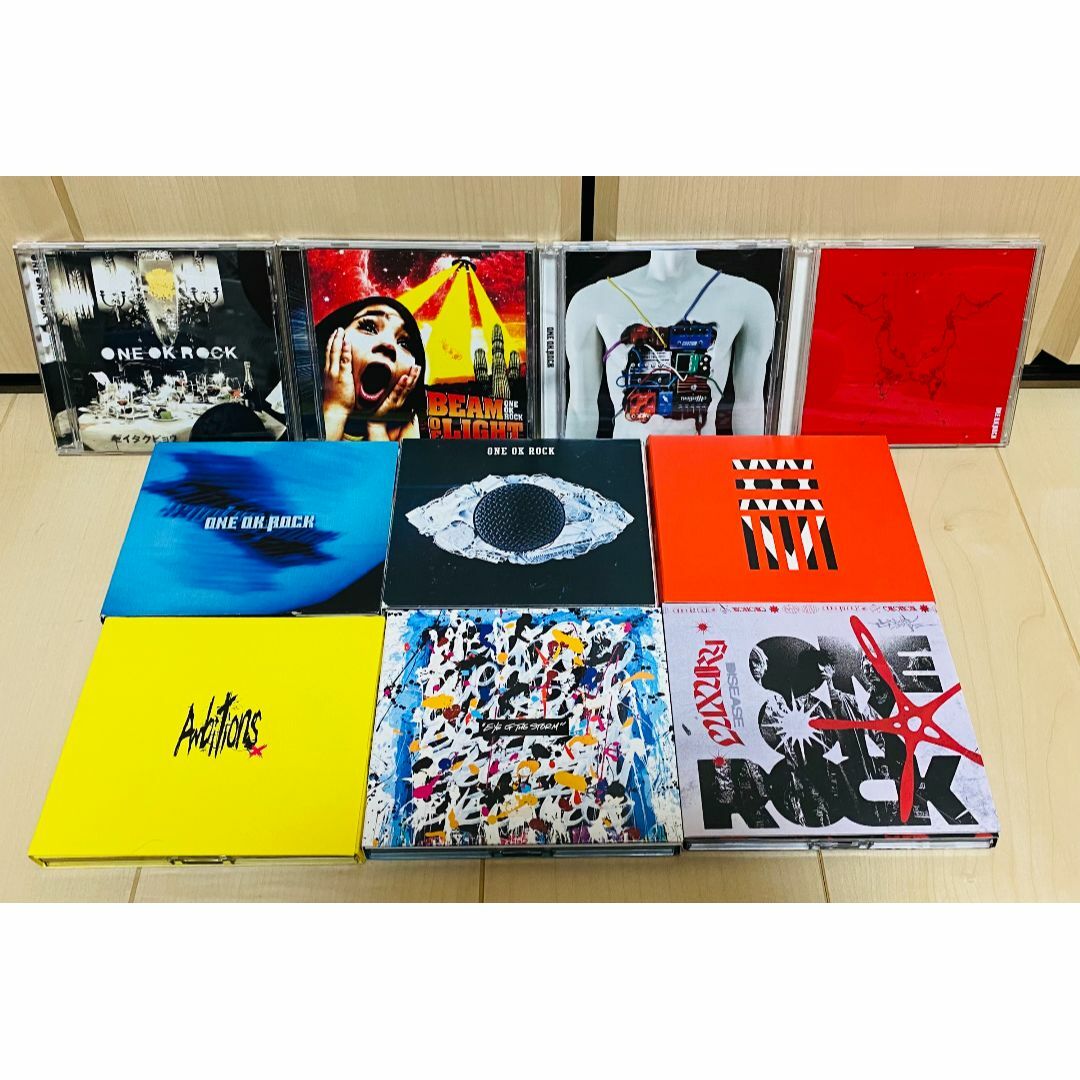 ONE OK ROCK アルバム CD 全10枚セット 初回盤 CD+DVDワンオク