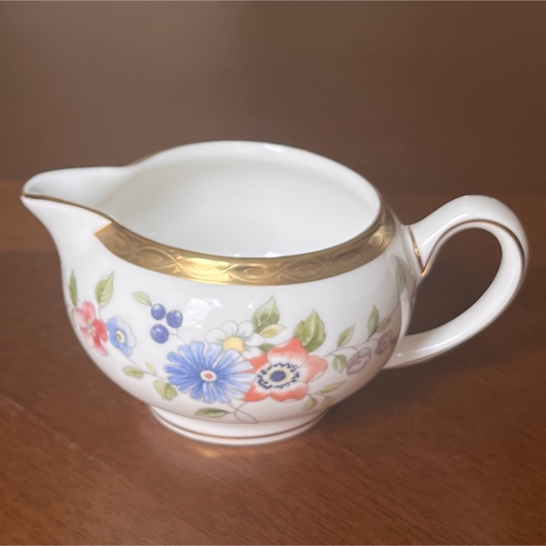 WEDGWOOD(ウェッジウッド)の【レア美品】ウェッジウッド★グレース★シュガー&クリーマー インテリア/住まい/日用品のキッチン/食器(食器)の商品写真