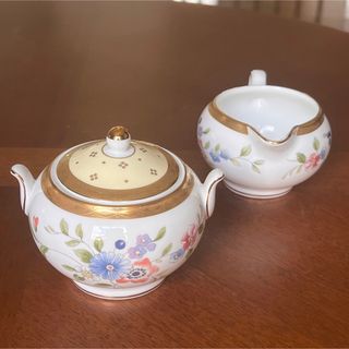 ウェッジウッド(WEDGWOOD)の【レア美品】ウェッジウッド★グレース★シュガー&クリーマー(食器)