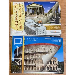 イタリア　ポンペイ　ローマ　過去と現在　現地購入　日本語　DVD未使用(地図/旅行ガイド)