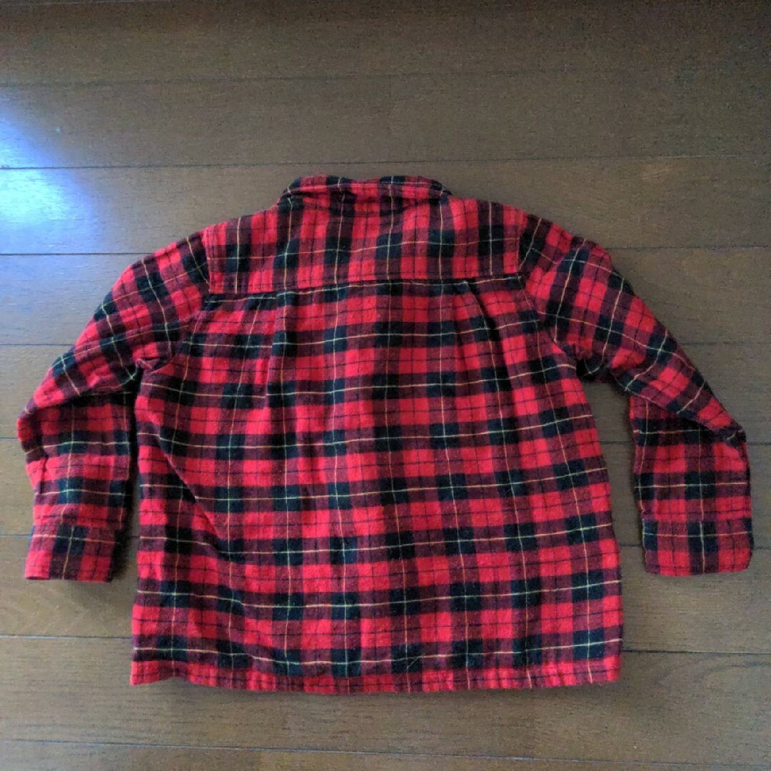 mikihouse(ミキハウス)のミキハウス　長袖シャツ　100 キッズ/ベビー/マタニティのキッズ服男の子用(90cm~)(ブラウス)の商品写真