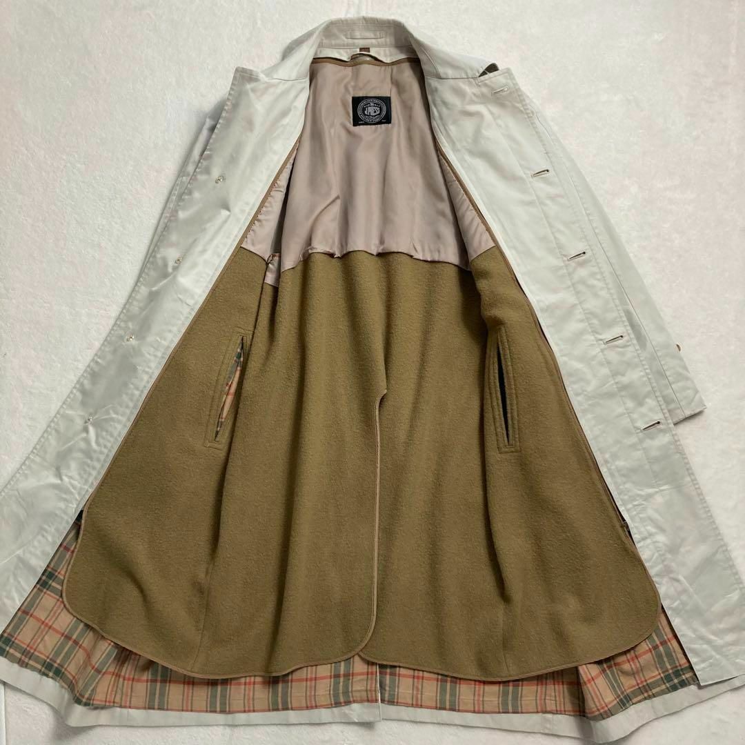 良好品】 J.PRESS ステンカラーコート ビジネス 比翼 ライナー付き
