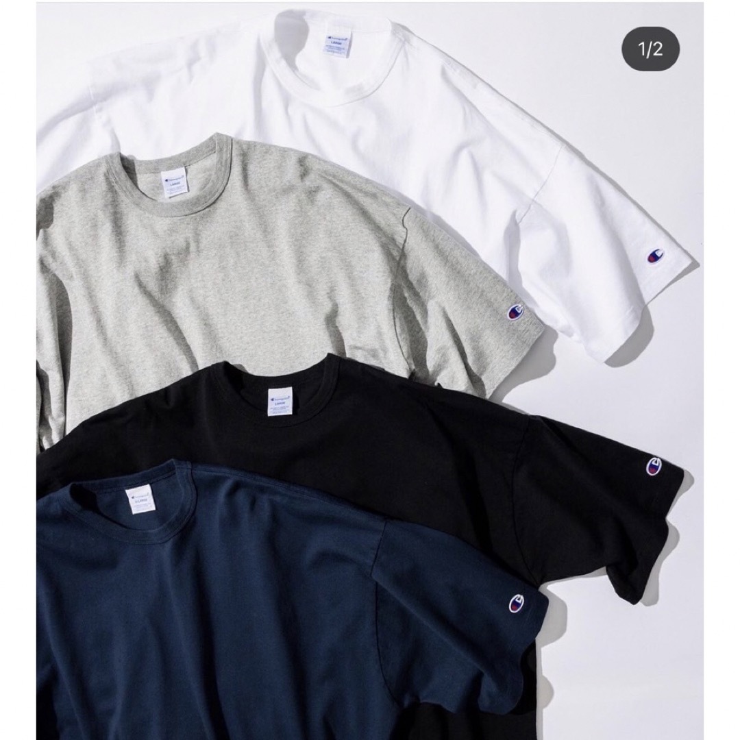 BEAMS(ビームス)の【Lサイズ】 Champion BEAMS MIN-NANO TEE WHITE メンズのトップス(Tシャツ/カットソー(半袖/袖なし))の商品写真