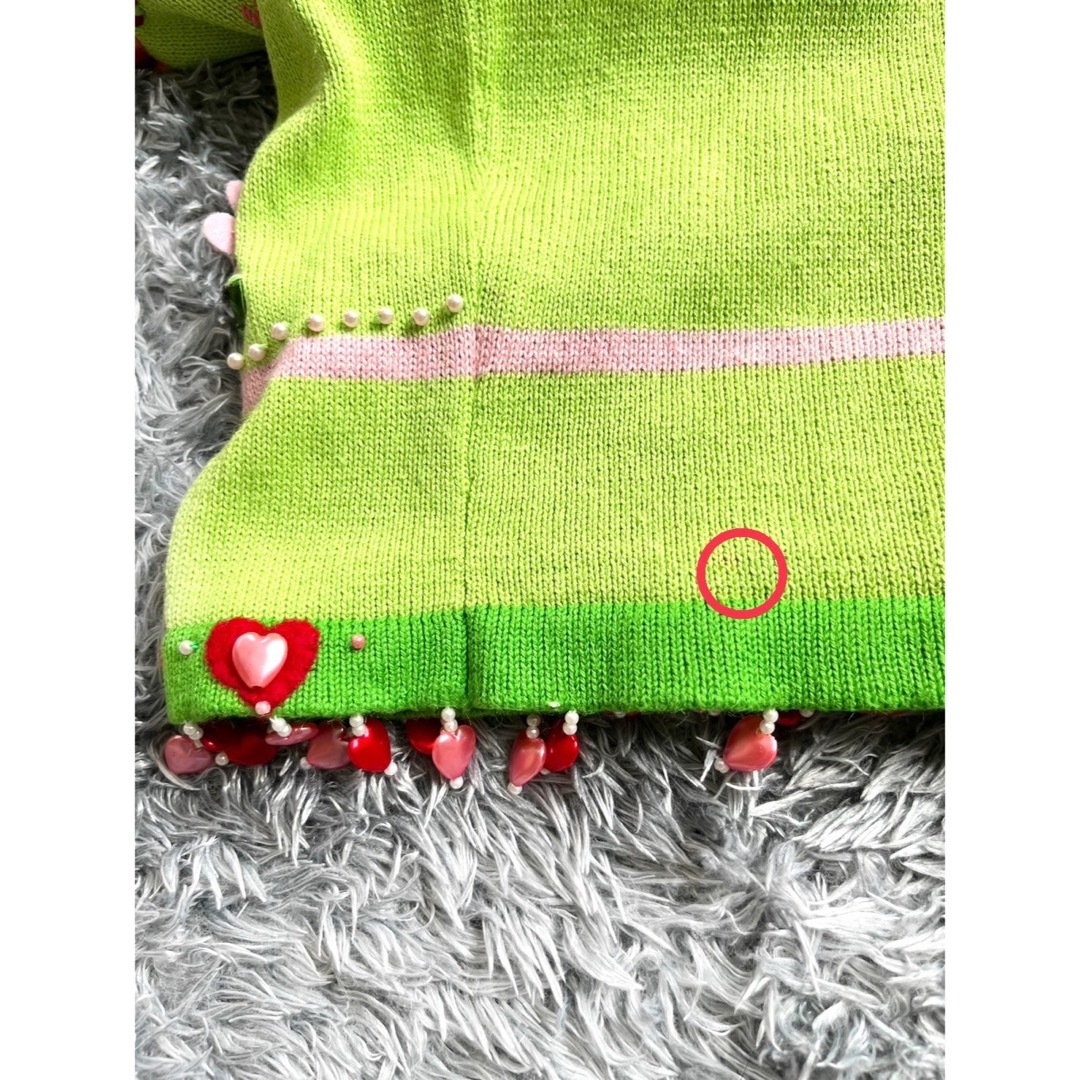 超美品! Michael Simon 刺繍 ビーズ カーディガン 個性的-