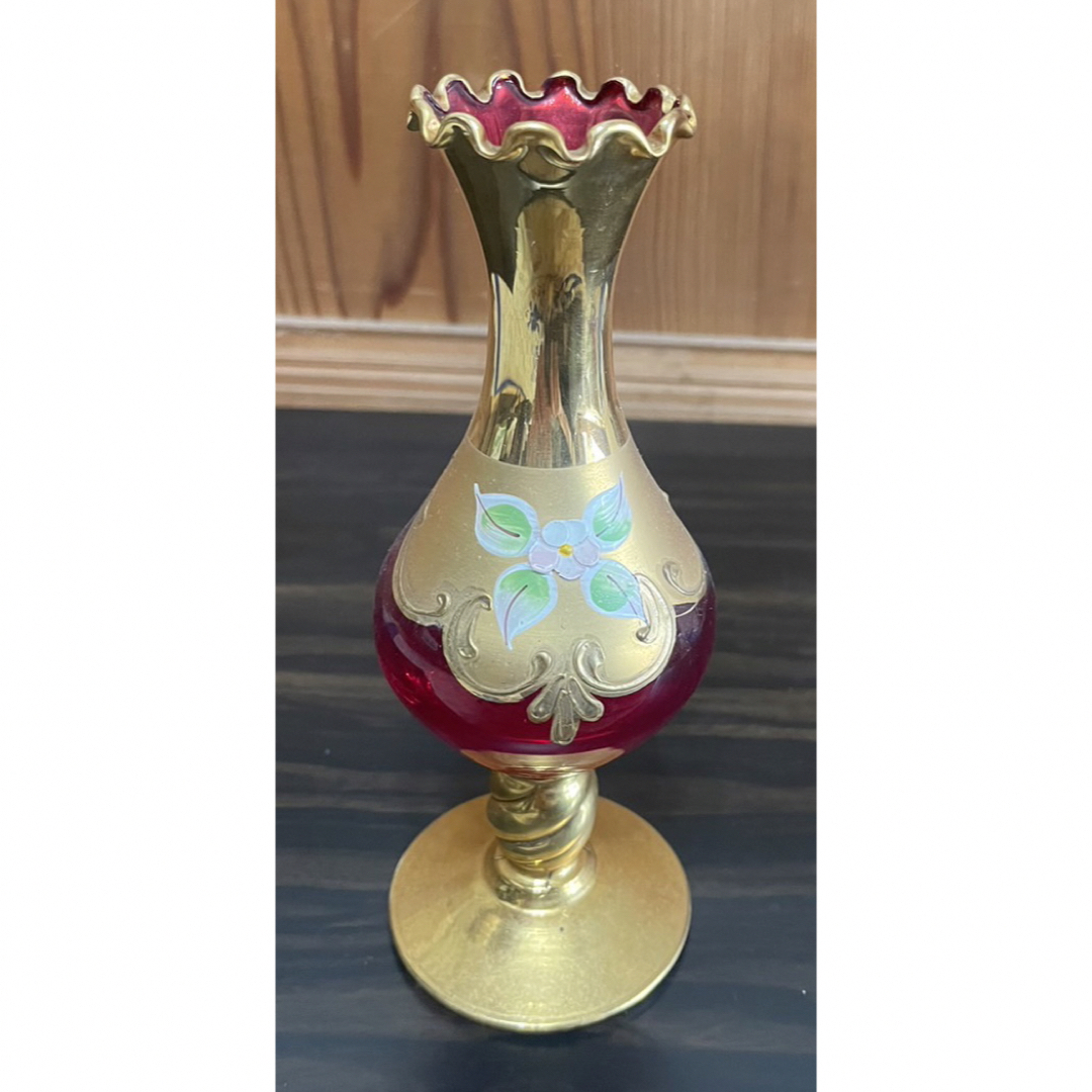 ヴェネチアングラス　ヴェネチアンガラス　ベネチアンガラス　ベネチアングラス花瓶　 | フリマアプリ ラクマ