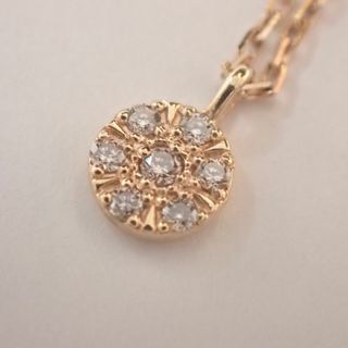 agete k10 0.03ct ダイヤモンドネックレス　販売証明書