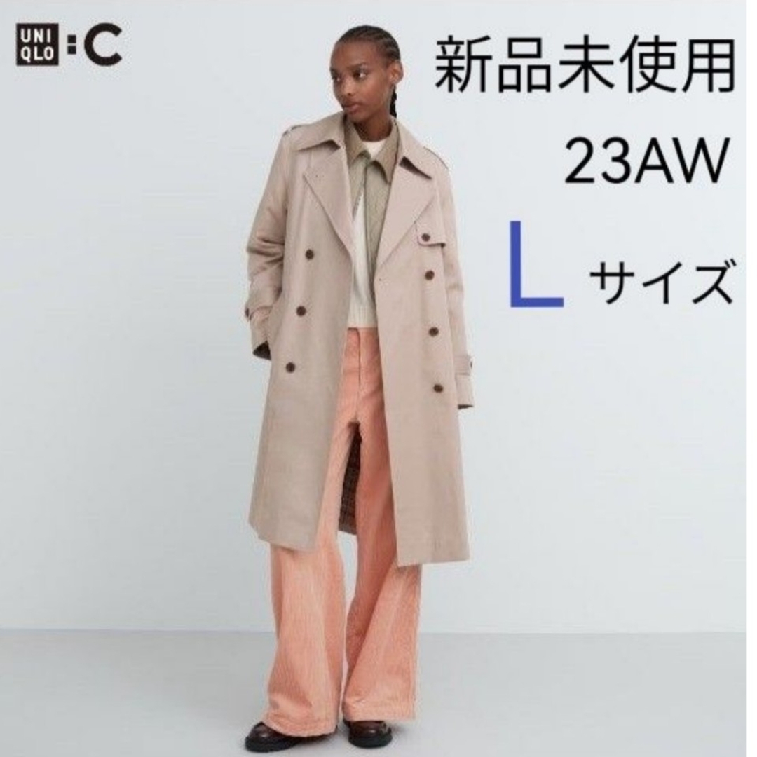 新品未使用 23AW ユニクロC トレンチコート ベージュ Lサイズ | フリマアプリ ラクマ