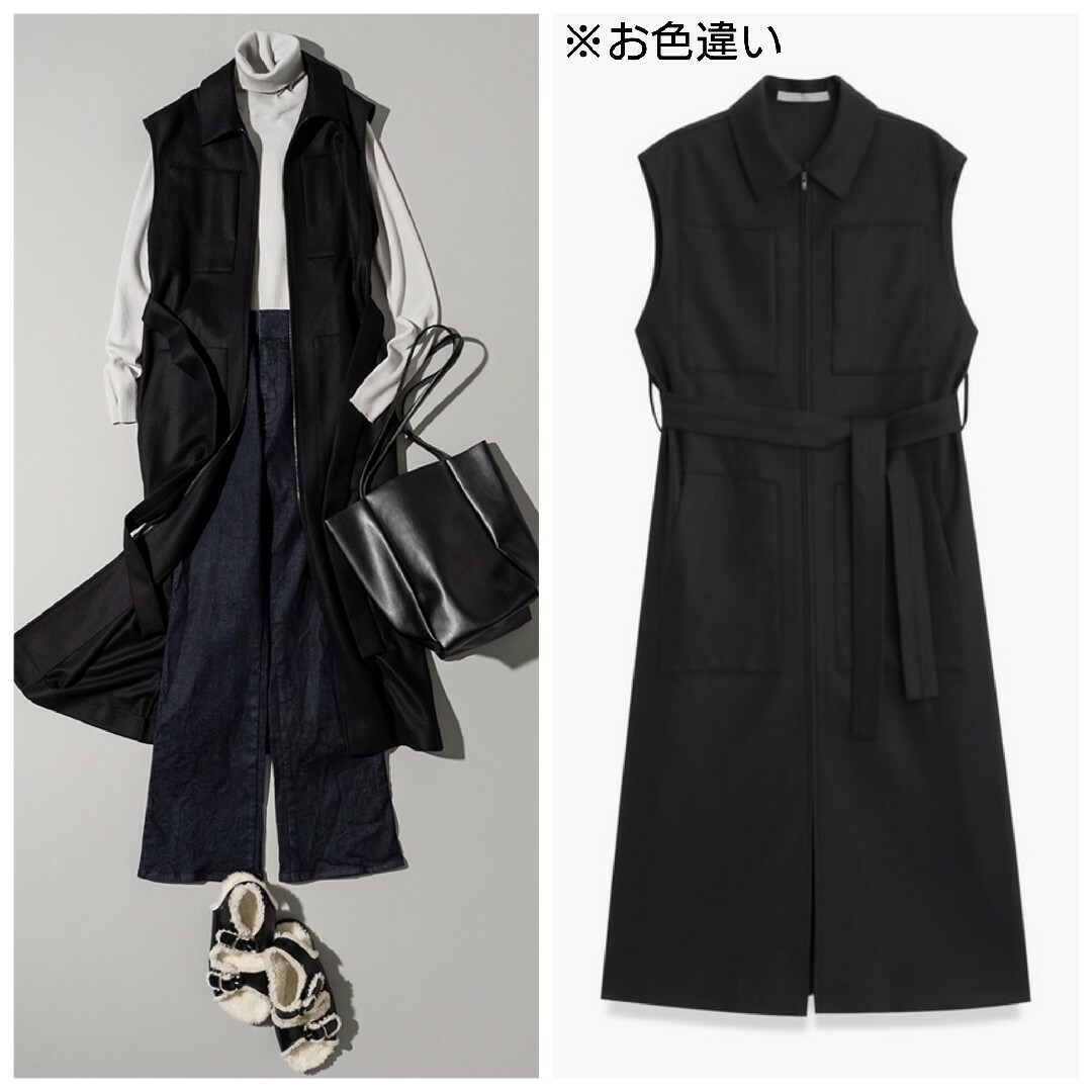 Theory luxe - 超美品【2022aw】theoryluxe ベルト付フロントジップ Theory luxe - 超美品【2022aw】theoryluxe ベルト付フロントジップ