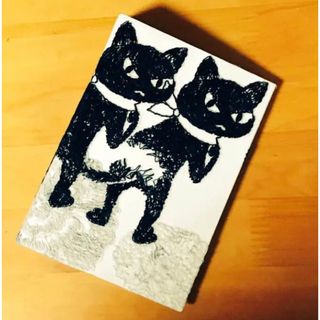 新品★のら猫クロッチ バインダー★刺繍 PJC KAZUKO ONISHI(ファイル/バインダー)