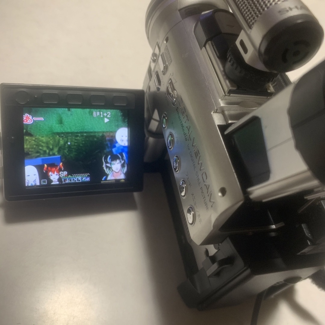 動作品 SHARP miniDVビデオカメラ VL-PD7-
