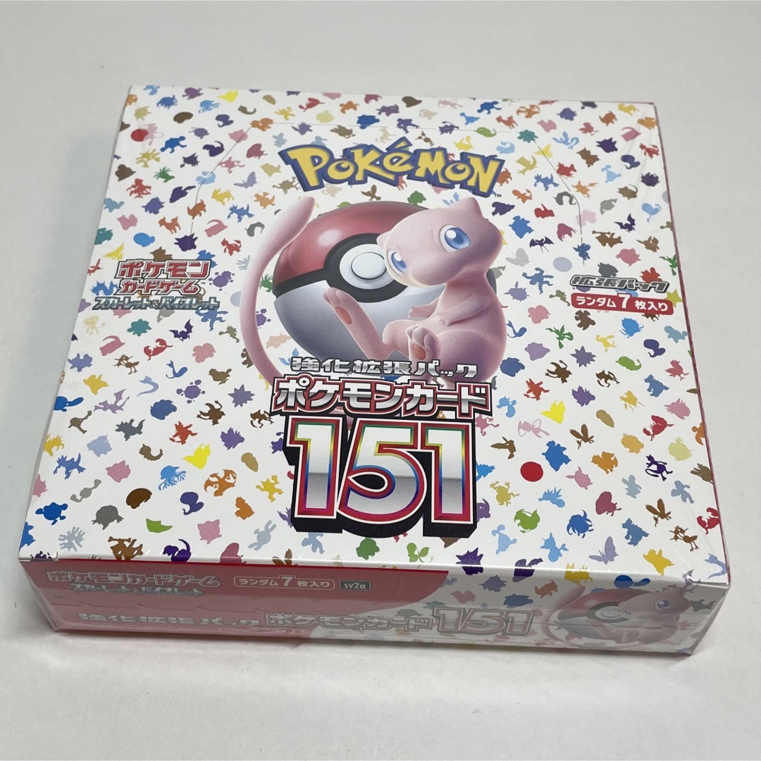 シュリンク未開封】ポケモンカードゲーム 151 BOX-