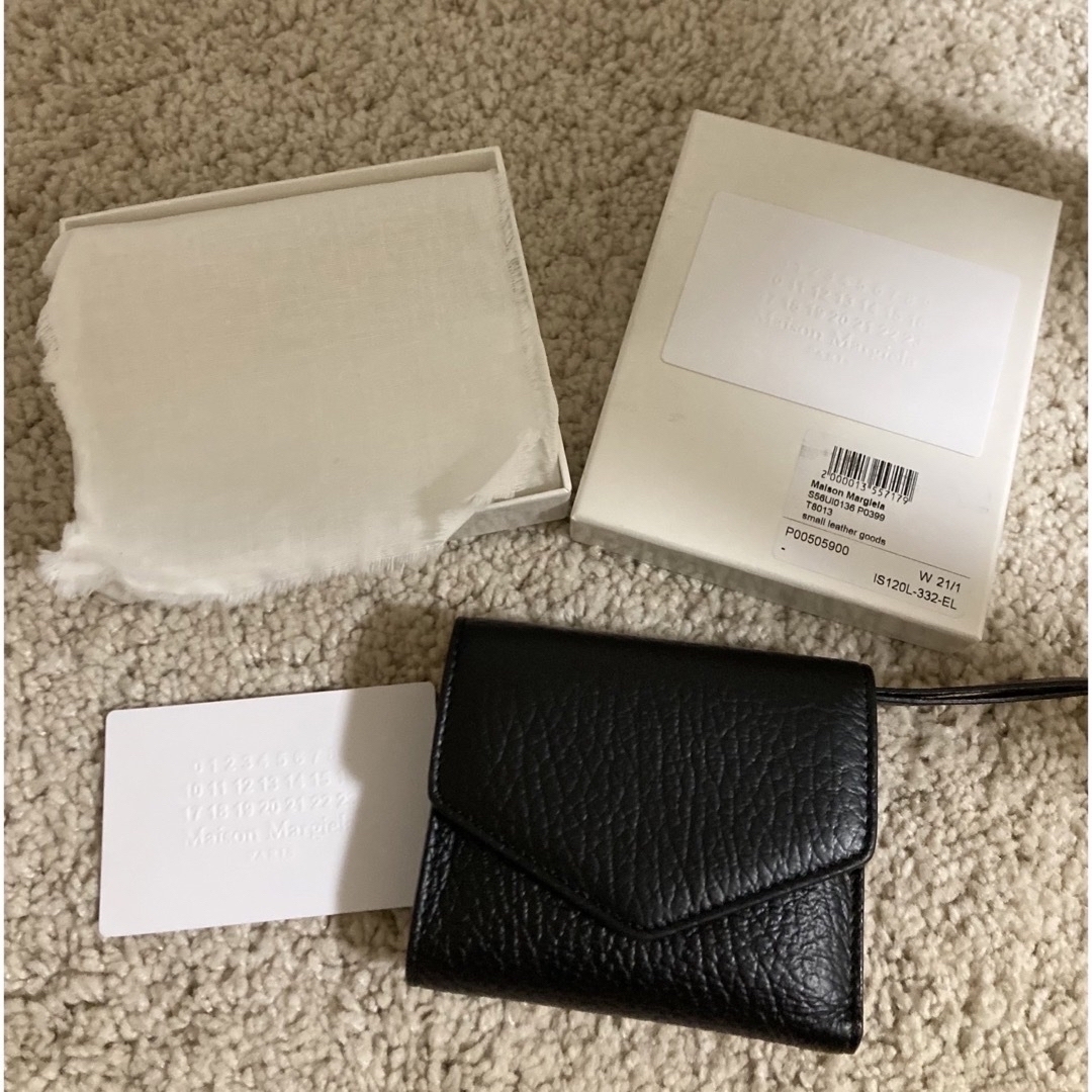 ◆美品◆ Maison Margiela マルジェラ コンパクト財布 黒