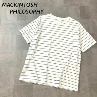 マッキントッシュフィロソフィー(MACKINTOSH PHILOSOPHY)のMACKINTOSH PHILOSOPHY ボーダー 胸 ポケット Tシャツ(Tシャツ(半袖/袖なし))