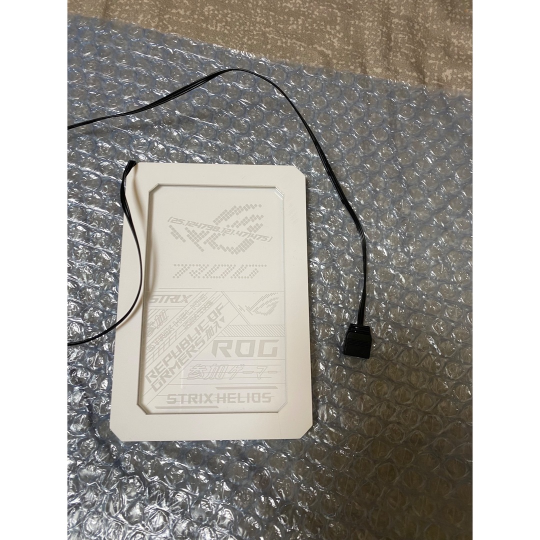 ROG デザイン5v 3pin ARGB クリア板ホワイト