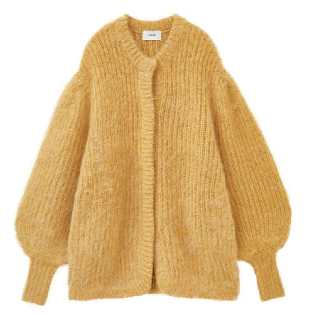 新品タグ付き◆ COLOR MOHAIR SHAGGY CARDIGAN 2