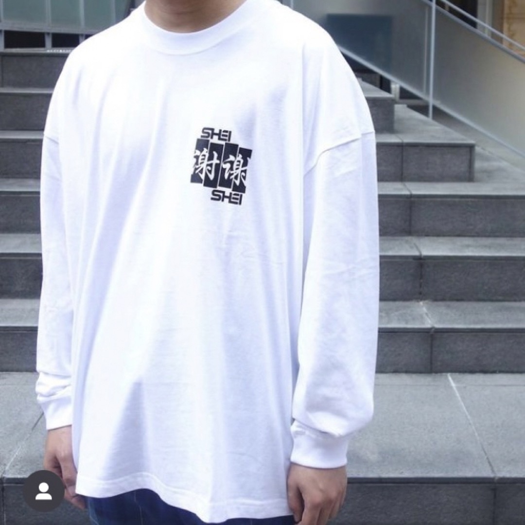 SHEI SHEI FLAG L/S TEE - Black  メンズのトップス(スウェット)の商品写真