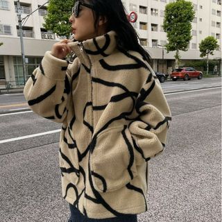Ameri VINTAGE - AMERI VINTAGE 2WAY REVERSIBLE BOA JACKETの通販 by