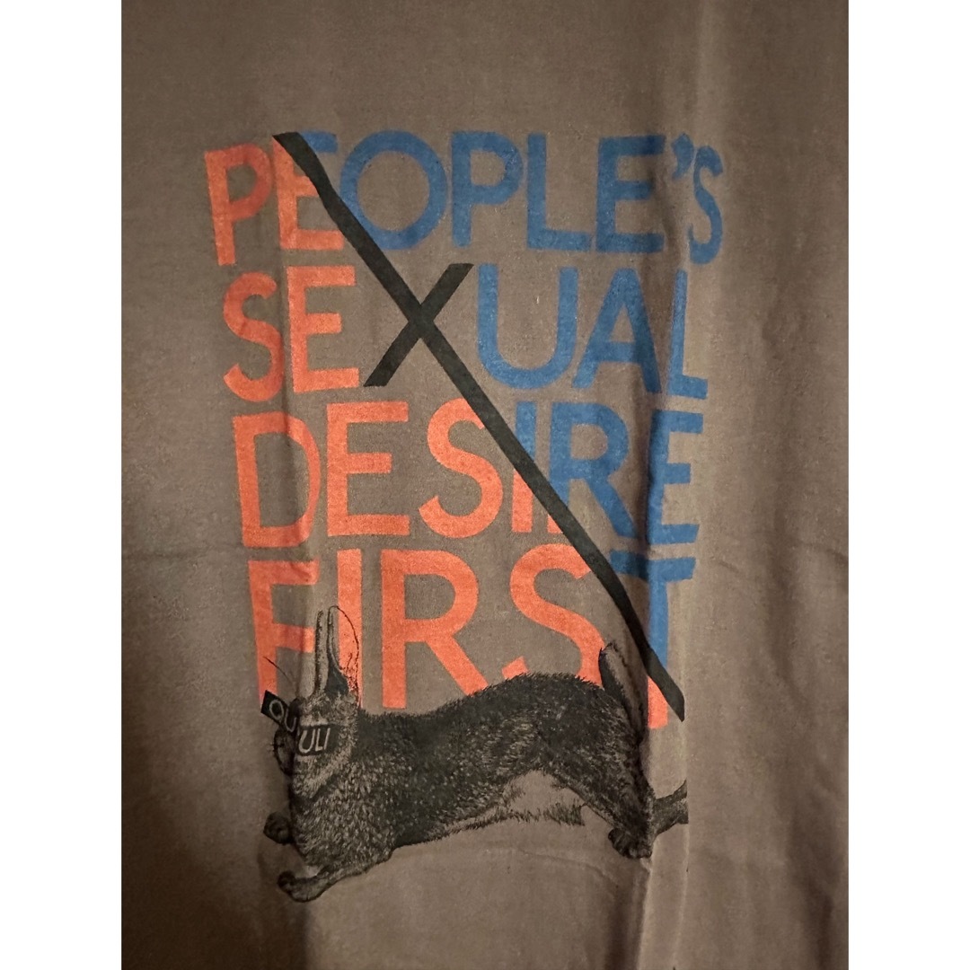 BEAMS(ビームス)の【未使用】くるり 国民の性欲が第一 ツアーTシャツ バンドTシャツ メンズのトップス(Tシャツ/カットソー(半袖/袖なし))の商品写真