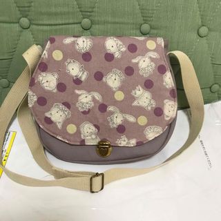 ジョリーフルール ハンドメイド まんまるメッセンジャーバッグ レア生地