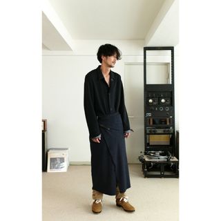 sunsea 17aw ラップスカート