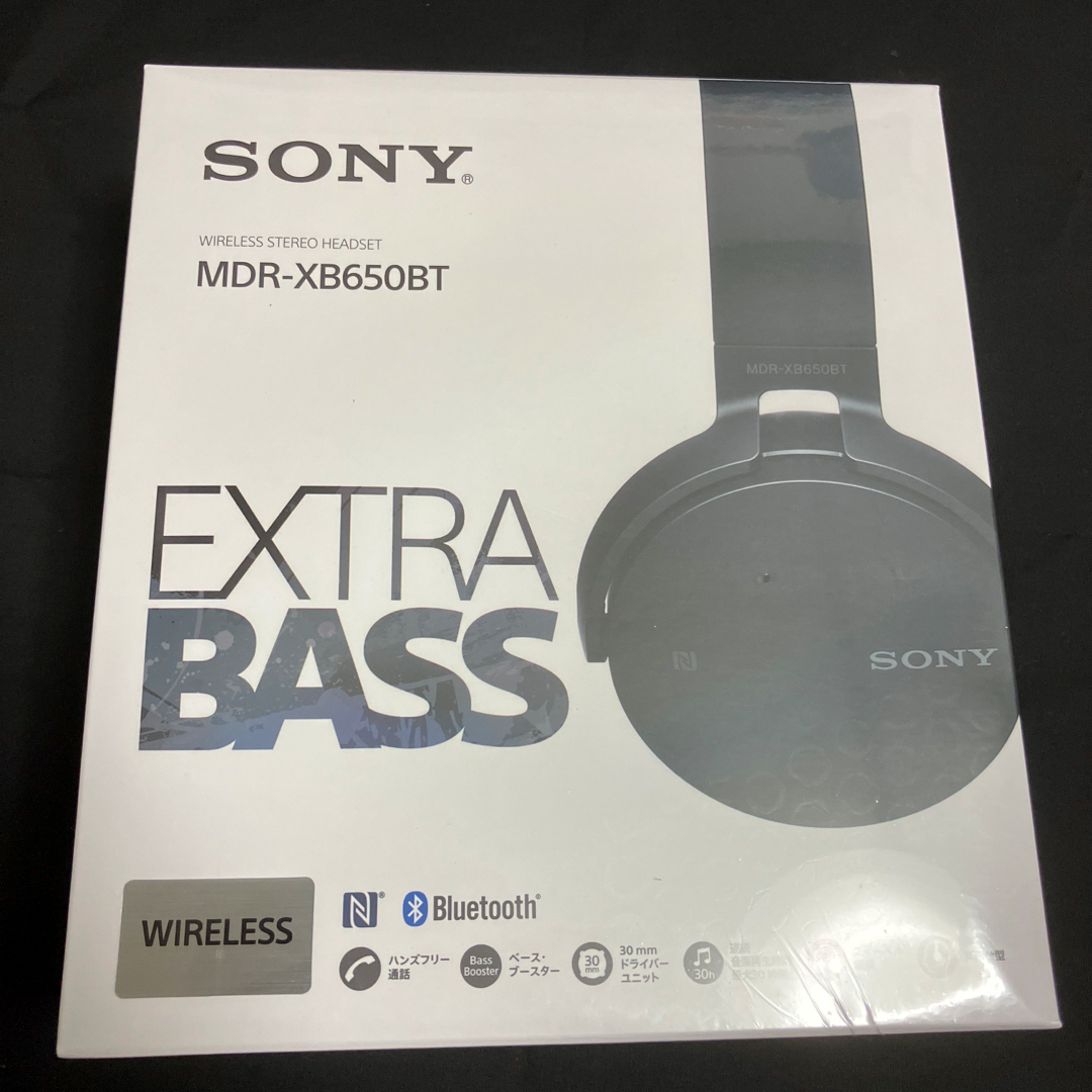 SONY - ソニー ワイヤレスステレオヘッドセット ブラック MDR-XB650BT ...