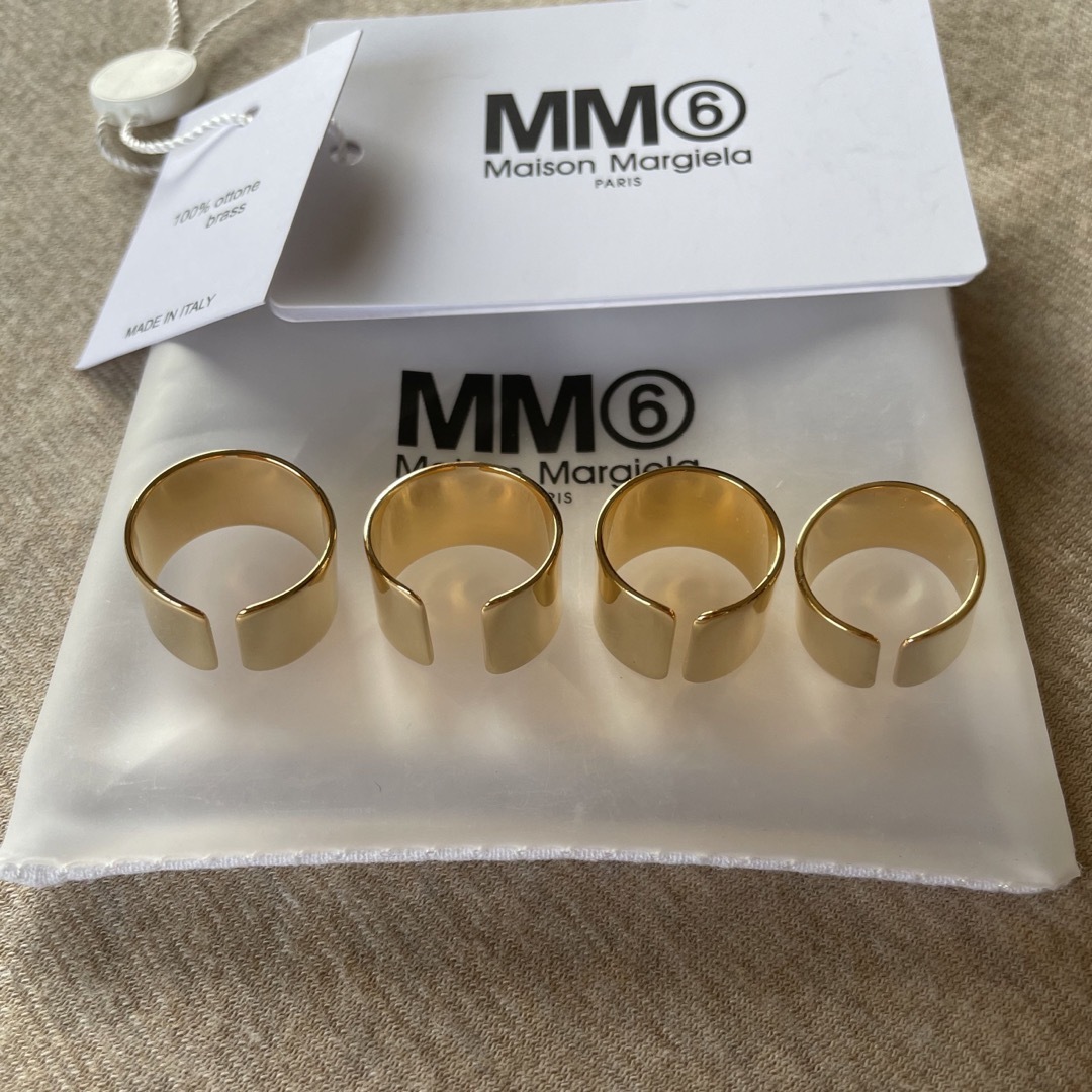 Maison Martin Margiela - 2新品 メゾン マルジェラ MM6 4連リング