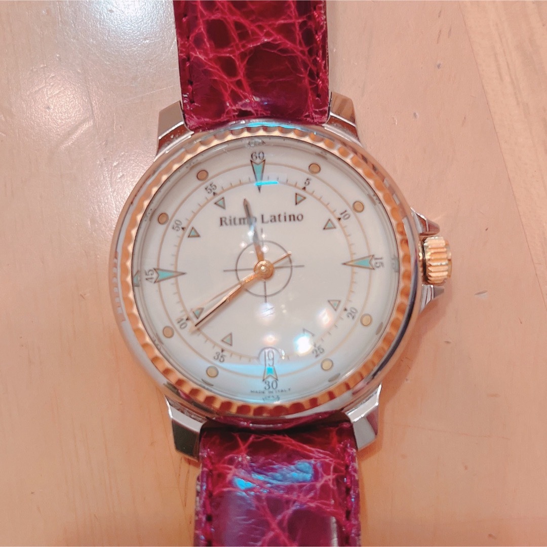 約225cmサイズ【値下げ】Ritmo Latino リトモラティーノ　イタリー腕時計