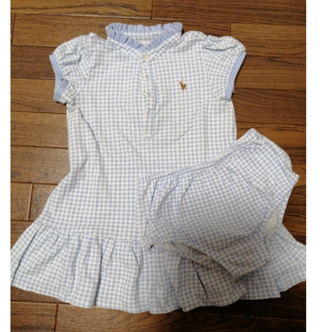 Ralph Lauren(ラルフローレン)のラルフローレン　90サイズ　ワンピース　パンツ付き キッズ/ベビー/マタニティのキッズ服女の子用(90cm~)(ワンピース)の商品写真