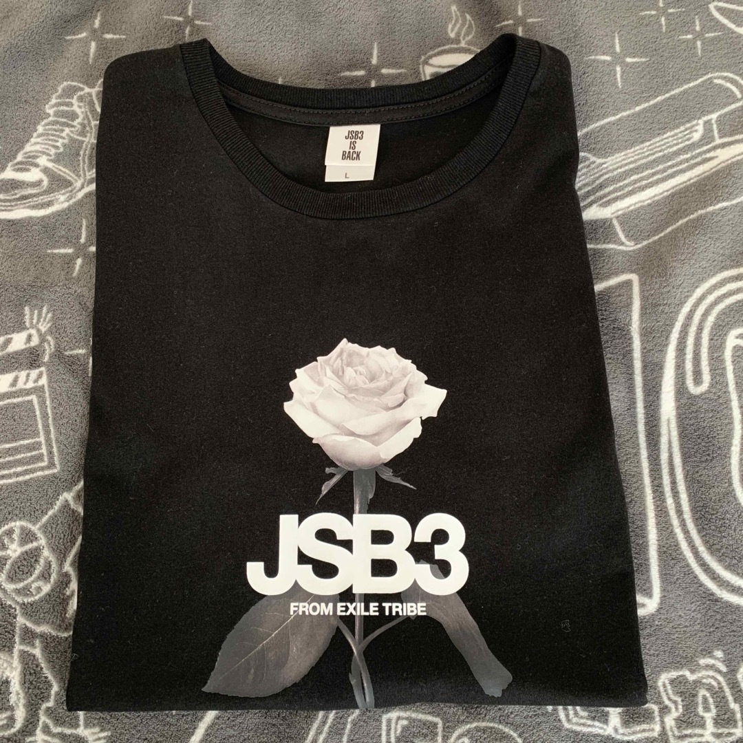 JSB3 IS BACK フォトTシャツ/BLACK  Lサイズ