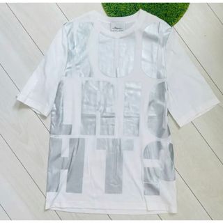 スリーワンフィリップリム(3.1 Phillip Lim)の美品 3.1 フィリップリム シャイニー ビッグTシャツ 定価24200円(Tシャツ(半袖/袖なし))