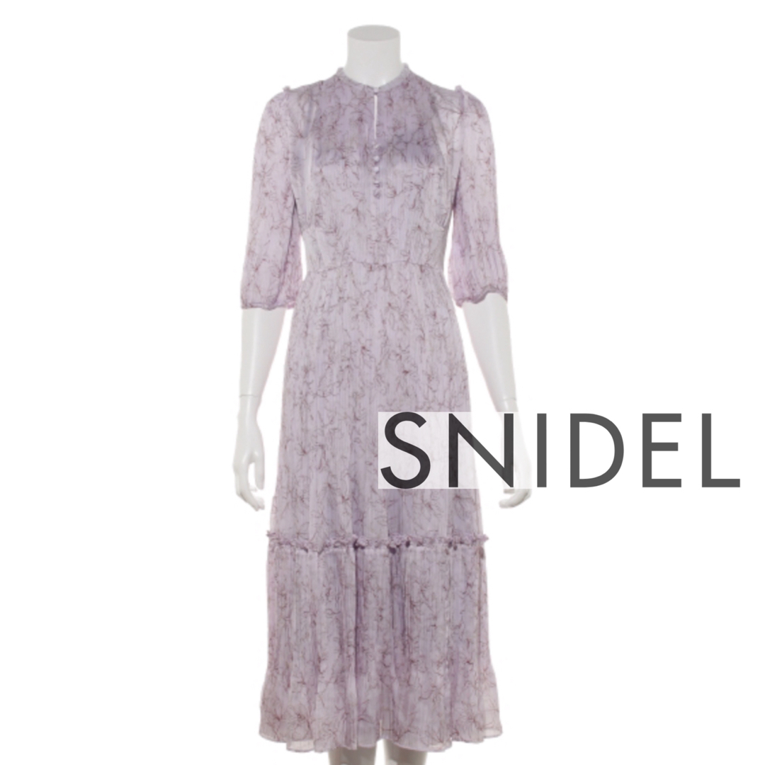 snidel プリーツティアードワンピース