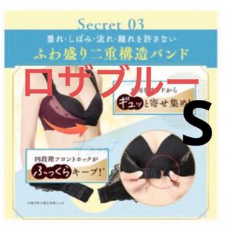 新品未使用★ ロザブルー　一枚　Sサイズ　ナイトブラ　グレー　上のみ大人セクシー(その他)