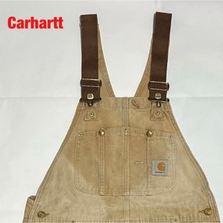 カーハート(carhartt)のCarhartt　カーハート　オーバーオール　ダック地　UFCW　USA製(サロペット/オーバーオール)