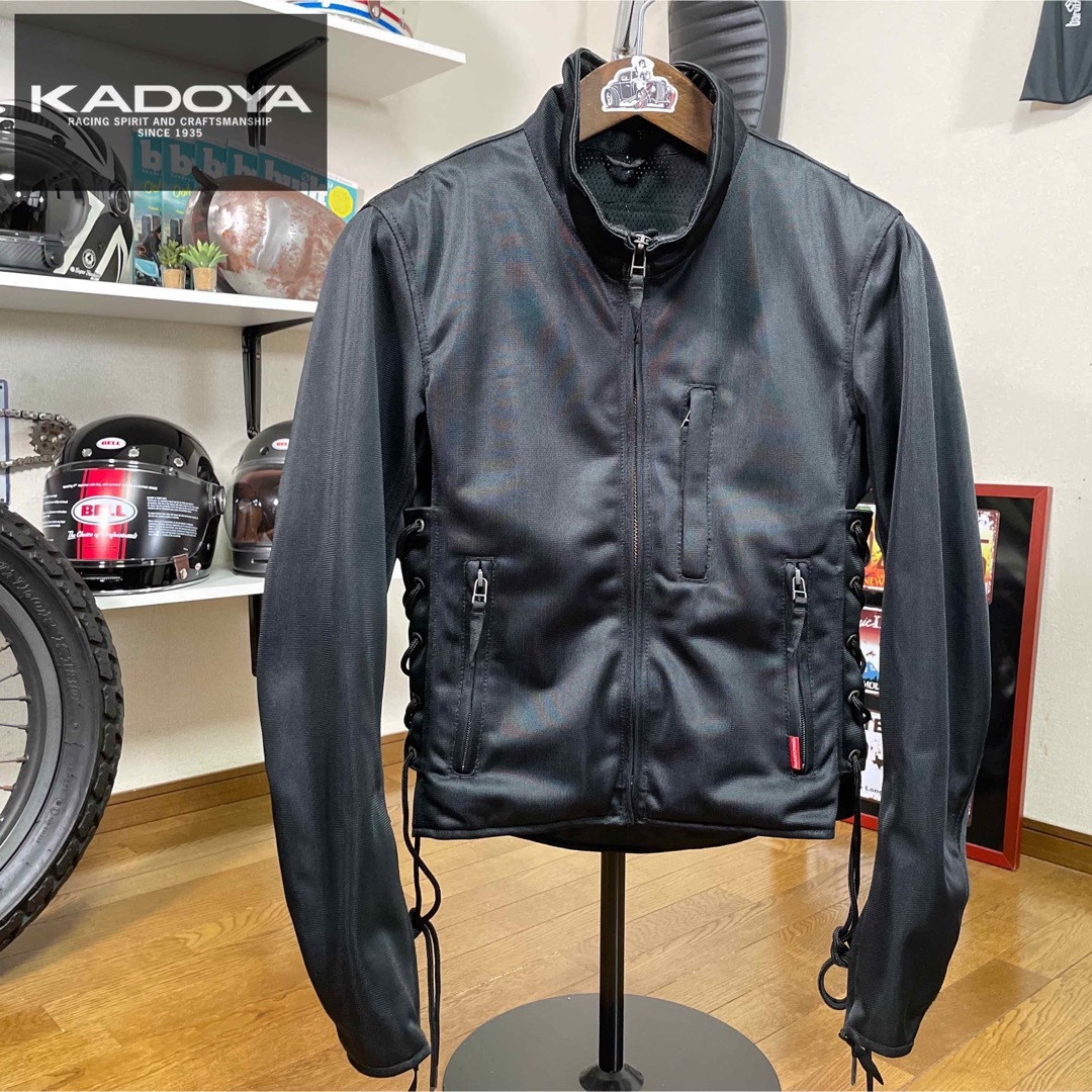 自動車/バイク超美品☆KADOYA カドヤ メッシュジャケット ブラック/M