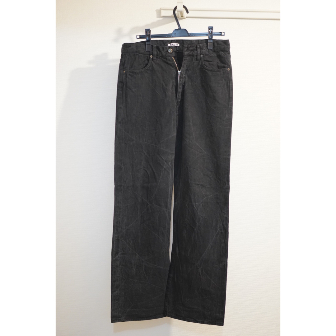 SELVEDGE FADED LIGHT DENIM PANTS BLACK | フリマアプリ ラクマ