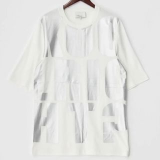 スリーワンフィリップリム(3.1 Phillip Lim)の新品 3.1 フィリップリム シャイニーロゴ Tシャツ 定価24200円(Tシャツ(半袖/袖なし))