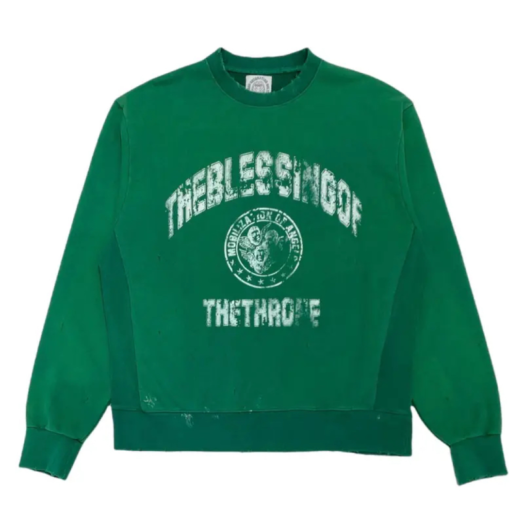 【SOMEIT】T.B.A VINTAGE SWEAT SHIRTS GREEN