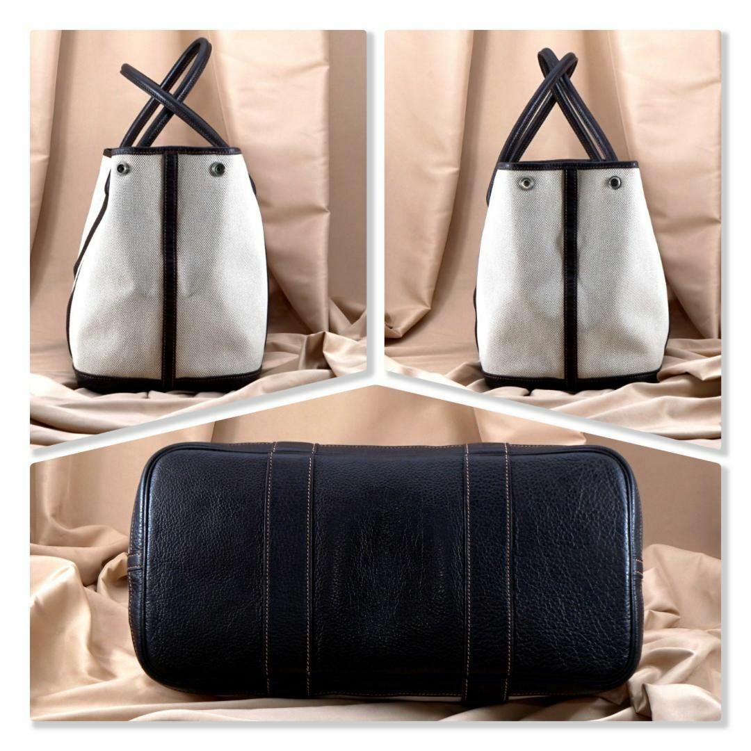 美品】Hermès エルメス ガーデンパーティ PM トートバッグ マロン B