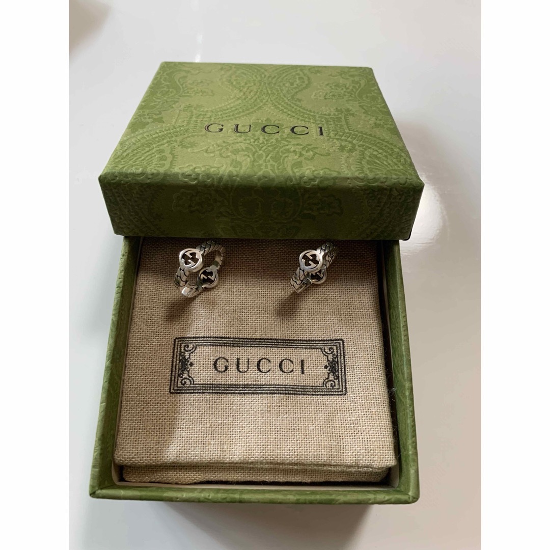 Gucci - ※バラ売り可能【美品】GUCCI インターロッキングG フープ