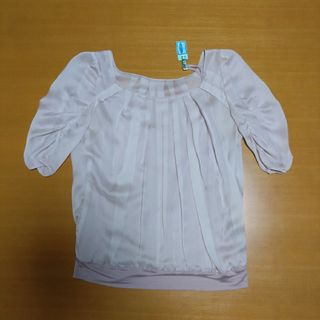 プロポーションボディドレッシング(PROPORTION BODY DRESSING)のボディドレッシング☆カットソー☆ピンク☆インナー付☆クリーニング済(カットソー(長袖/七分))