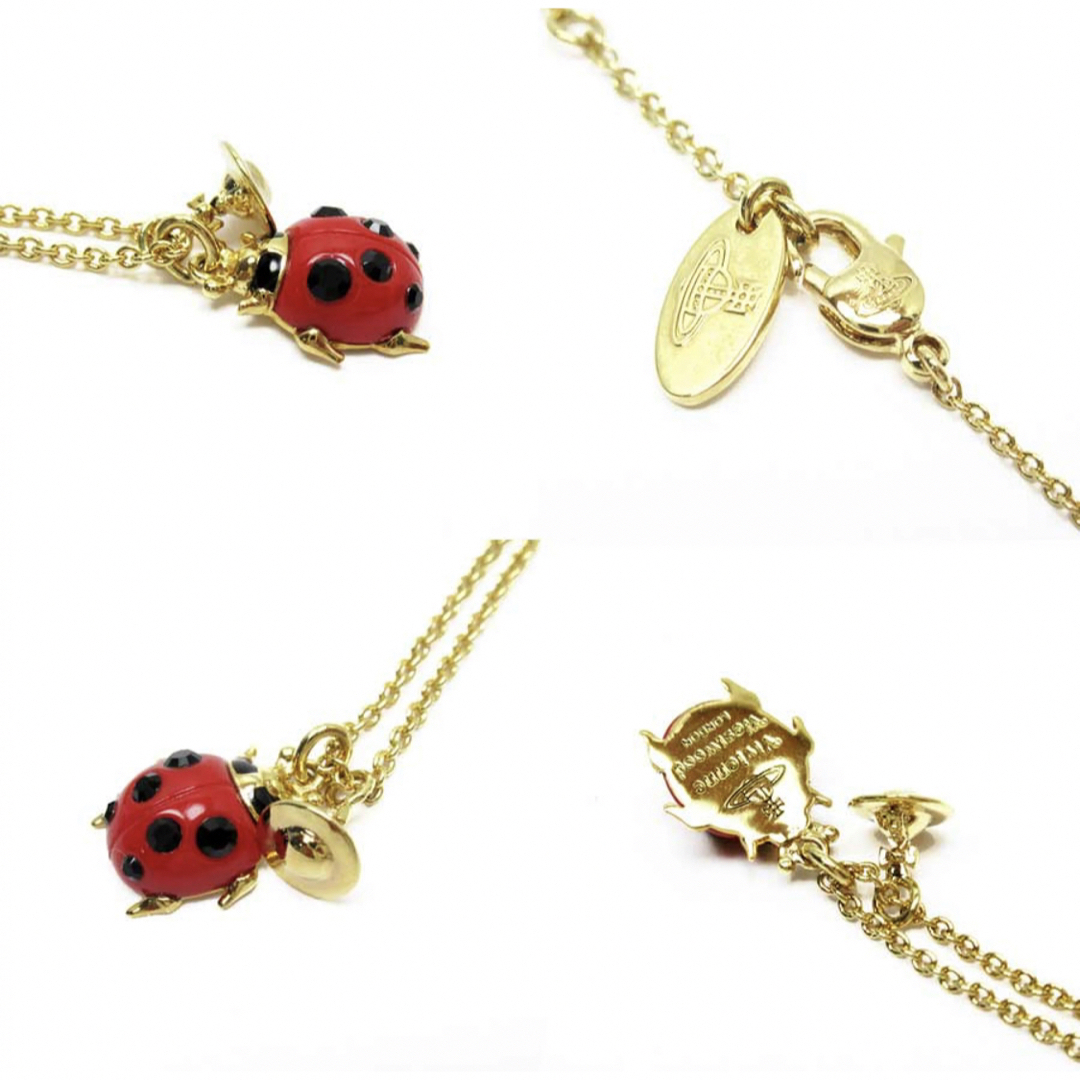 Vivienne Westwood(ヴィヴィアンウエストウッド)のヴィヴィアンウエストウッド ネックレス てんとう虫  レディースのアクセサリー(ネックレス)の商品写真